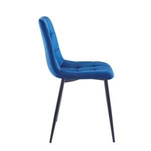 Krzesło velvet (niebieskie) Furnitex 3