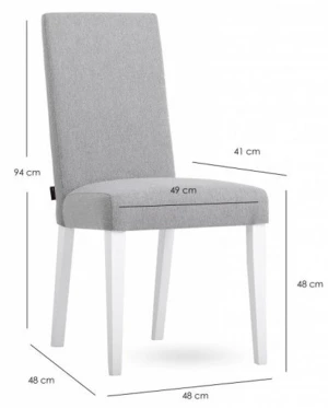 Stół rozkładany 90-180 Lyon jasny LYOT05 + 4 krzesła Modern Meble Wójcik 5