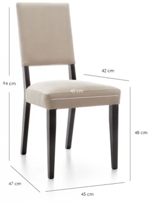 Stół rozkładany 160-240 MWST04 + 4 krzesła Coti Meble Wójcik 4