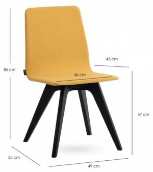 Stół rozkładany 160-240 MWST04 + 4 krzesła Snap Meble Wójcik 5