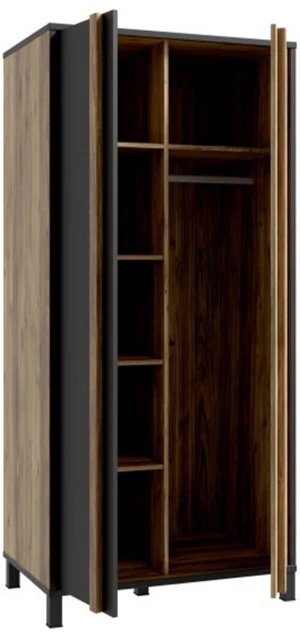 Szafa ubraniowa dwudrzwiowa Hayato HYTS821-M215 Meble Forte 2