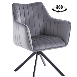 Krzesło velvet (szare) Furnitex 1
