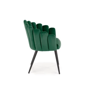 K410 krzesło c. zielony velvet Halmar 3