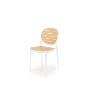 K529 krzesło biały / naturalny Halmar 1