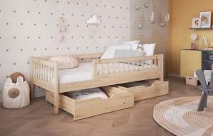 Parterowe łóżko dziecięce 80x180 cm Flores