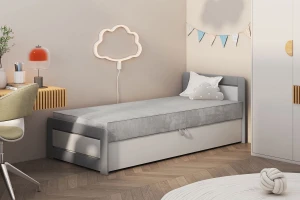 Łóżko pojedyncze z pojemnikiem na pościel Zoe Meblobed 2