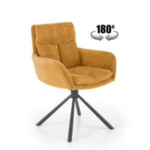K495 krzesło musztardowe