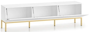 Biała szafka RTV Clearing 04 ML Meble 3