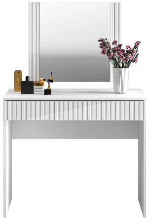 Toaletka z lustrem biała Igna 01 ML Meble 3