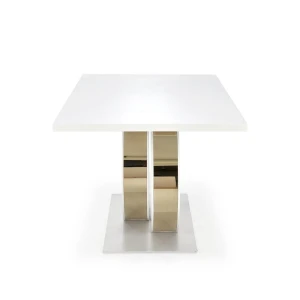 GALARDO stół rozkładany, biały / złoty Halmar 2