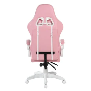Fotel obrotowy gamingowy (różowo-biały) Furnitex 4