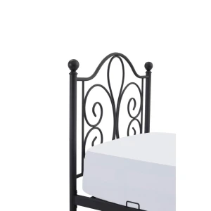 PANAMA 90 cm łóżko metalowe czarny Halmar 8