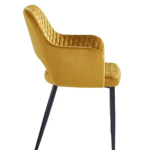 Krzesło velvet (curry) Furnitex 3