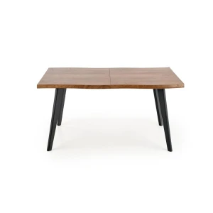 DICKSON stół rozkładany 120-180/80 cm, blat - naturalny, nogi - czarny Halmar 16