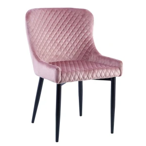Krzesło velvet (różowe) Furnitex 1
