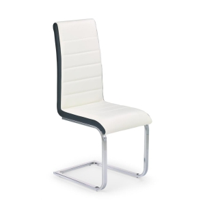 K132 krzesło biało-czarny (2p=4szt)