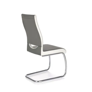 K259 krzesło popiel / biały (2p=4szt) Halmar 2
