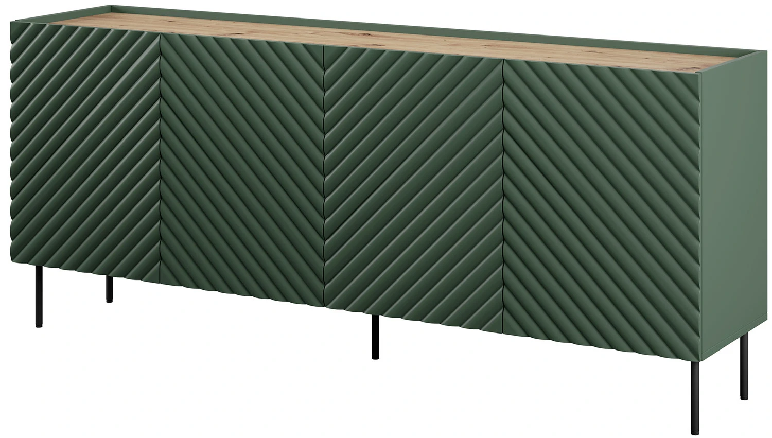 Komoda 4 - drzwiowa 200 cm Onda 4D2SZ Cama Meble