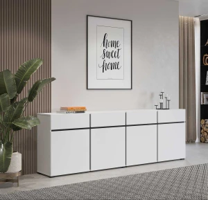 Komoda biała 225 Cross 25 (Biały) Helvetia Meble 6