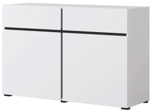 Nowoczesna dwudrzwiowa komoda Cross 45 (Biały) Helvetia Meble 1