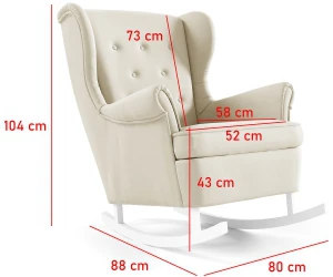 Fotel uszak do pokoju Lino typ 207 PKMebel 2