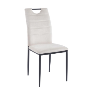Krzesło velvet (beżowe)