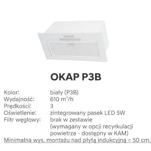 60 Górna 1 drzwi, zabudowa okapu, wys.61 KAM 2