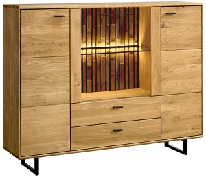 Komoda 4 - drzwiowa drewniana Tramonto Typ 46 Dekort 1