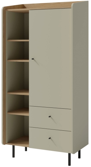 Regał jednodrzwiowy 80 cm Alessio AE05