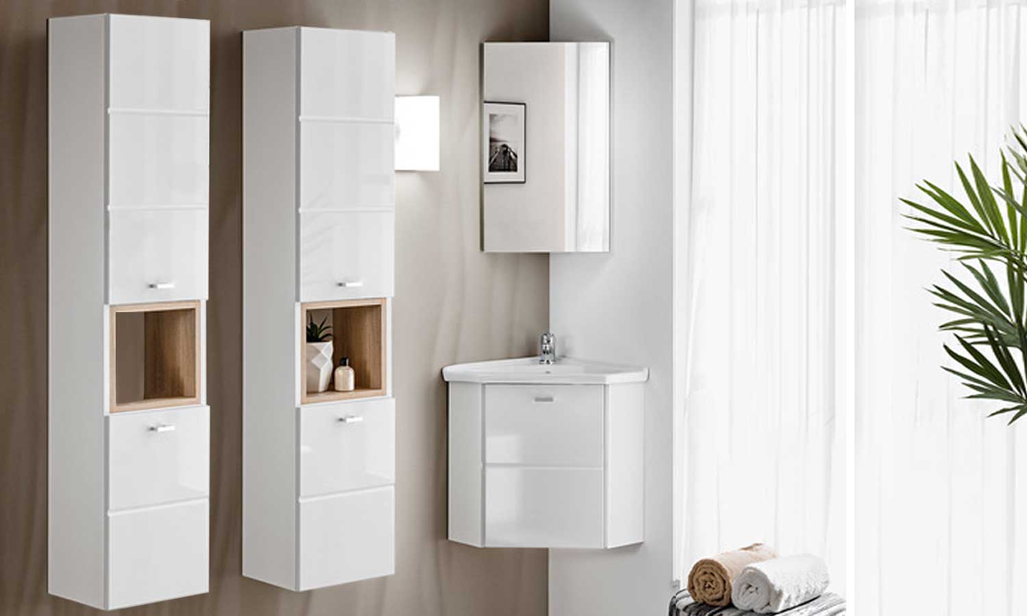 Oryginalne łazienki FINKA WHITE Oryginalne łazienki FINKA WHITE