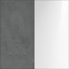 Beton Ciemnoszary + Biały Połysk (C275)