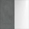 Beton ciemnoszary (korpus) + biały połysk (front) (C275)