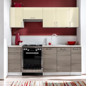 Zestaw mebli kuchennych Eco Model 2,1 m z WO6 Slim Layman 2