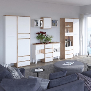 Tanie meble do salonu zestaw 5 Nordis Meblocross 6