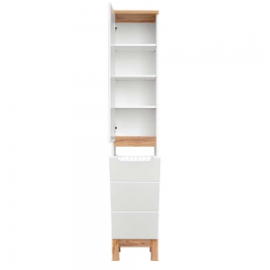 Słupek wysoki z koszem Bali White 804 Comad 4