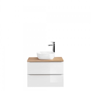 Szafka pod umywalkę 80 cm Capri White 821 Comad 4