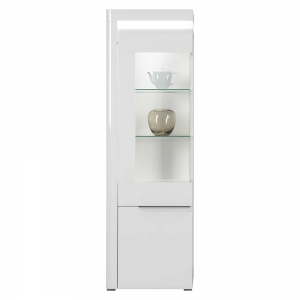 Witryna podświetlana biała lewa Irma IM6