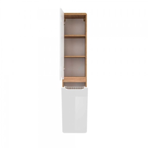 Słupek wysoki z koszem Aruba white 804 Comad 3