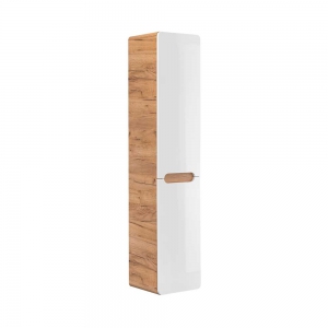 Słupek wysoki z koszem Aruba white 804