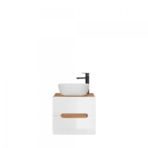 Szafka pod umywalkę 60 cm Aruba white 828 Comad 5