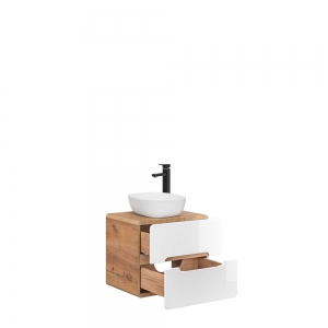 Szafka pod umywalkę 60 cm Aruba white 828 Comad 4