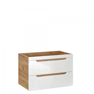 Szafka pod umywalkę 80 cm Aruba white 821
