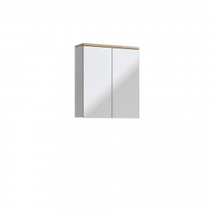 Szafka wisząca z lustrem Bali White 840