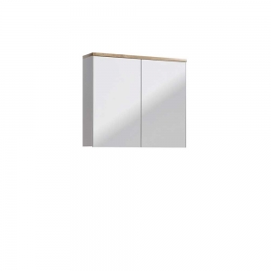 Szafka wisząca z lustrem Bali White 841