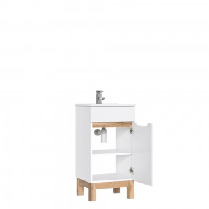 Szafka pod umywalkę 40 cm Bali White 823 Comad 2