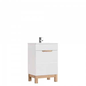 Szafka pod umywalkę 50 cm Bali White 824