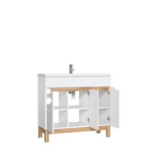 Szafka pod umywalkę 100 cm Bali White 825 Comad 2