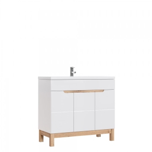 Szafka pod umywalkę 100 cm Bali White 825
