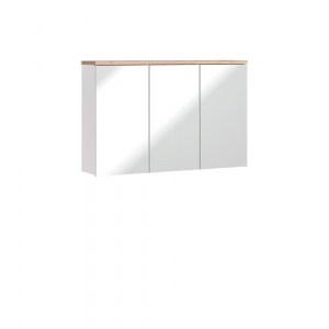 Szafka wisząca z lustrem Bali White 845