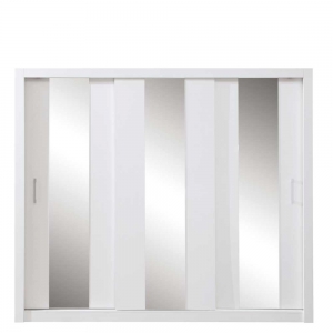 Szafa lustro Duca DC1 250 cm (biały lux)